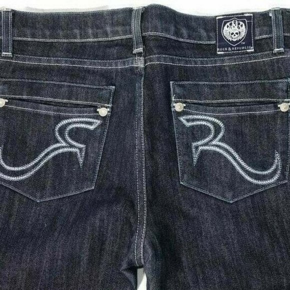 Rock & Republic Denim - Rock & Republic Jeans Motley Dark Flare